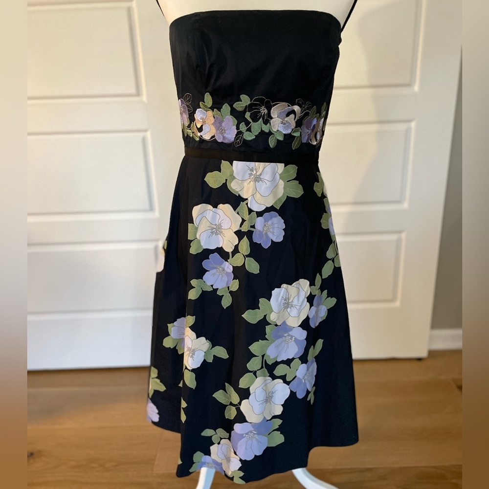 Loft strapless cocktail dress sz 6